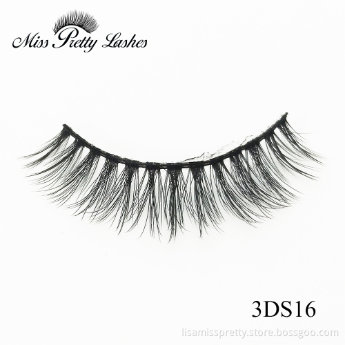 Handmade 3D Silk Eyelashes Private Label Boxes